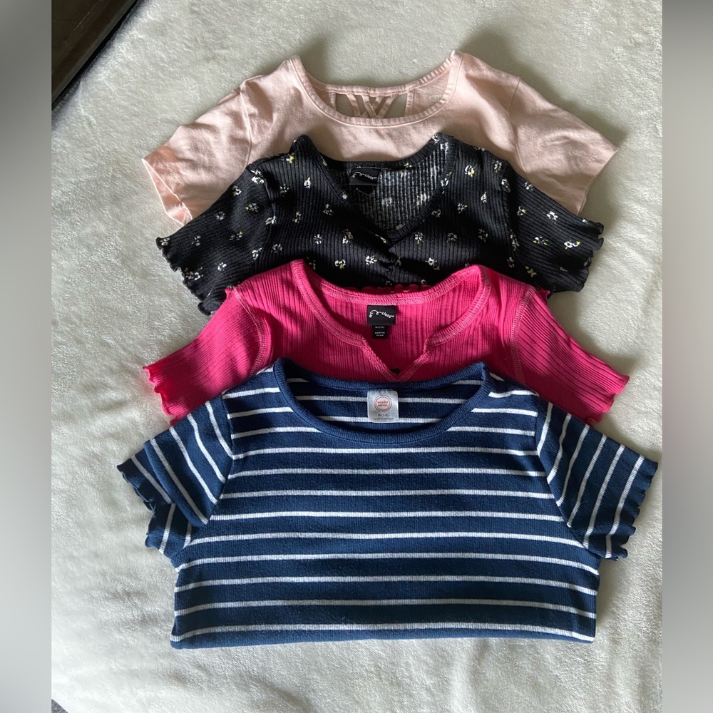Girls LOT Size 7/8 Short Sleeved Shirts